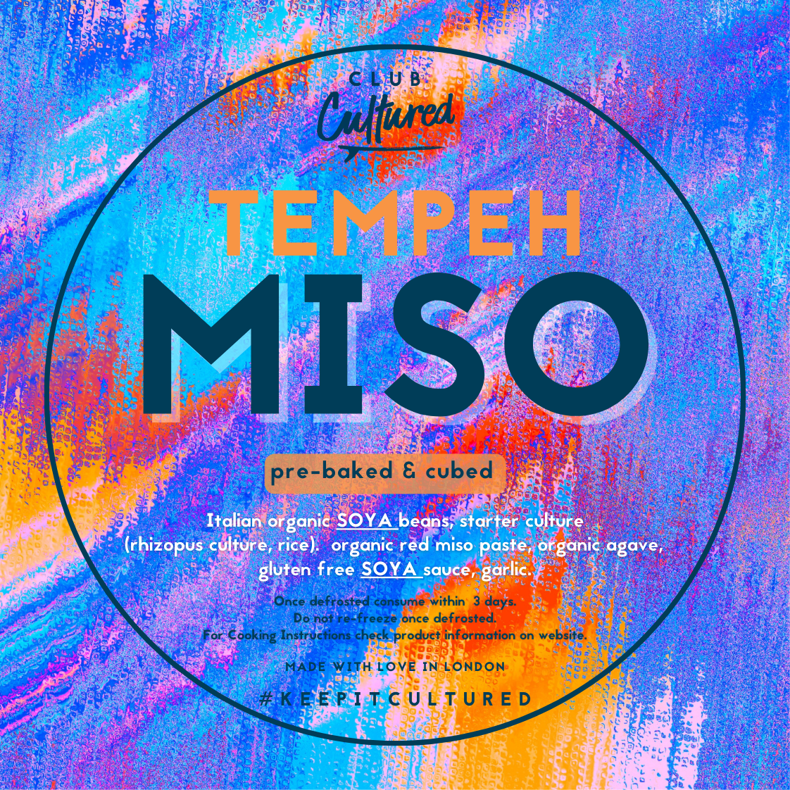 Organic Miso Marinated Tempeh - 250g