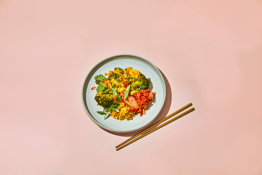 Kimchi and Tempeh Fried Rice