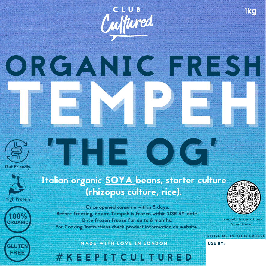 The OG - Organic Fresh Tempeh - 5 x 1kg
